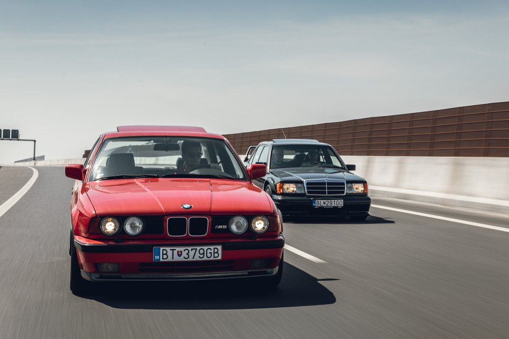 Mercedes-Benz 190 E 2.5-16 Evolution II and BMW E34 M5